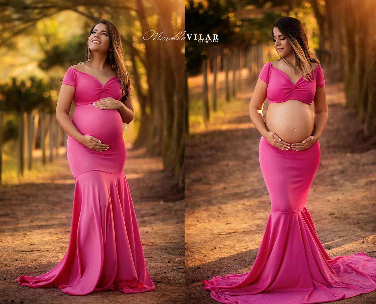 roupas de gravida para tirar fotos